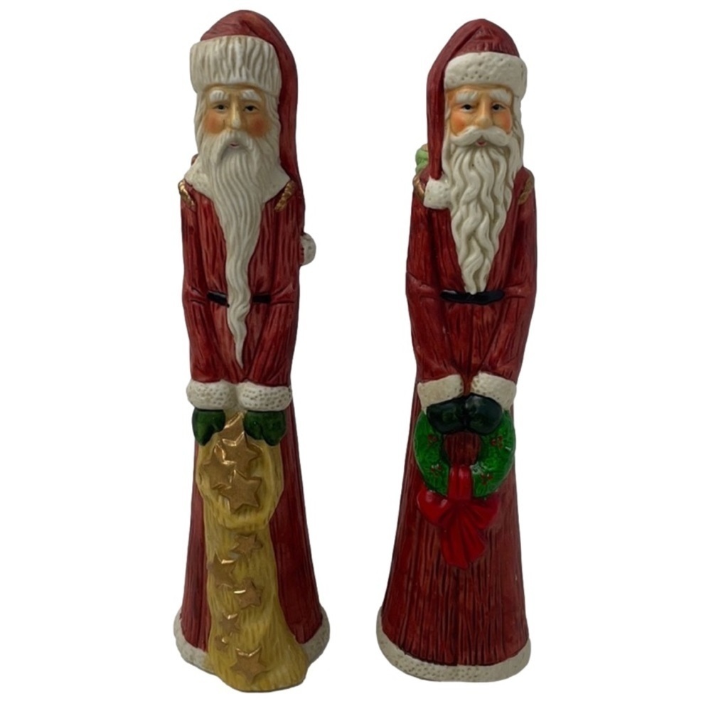 Stretch Santa Candle Stick Holder Matt Finish (2)